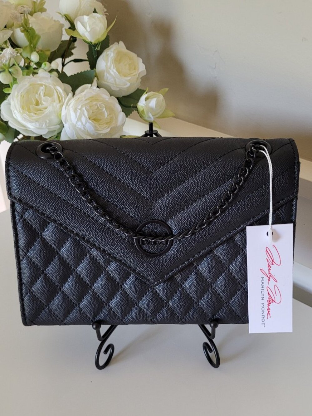 Marilyn Monroe Quilted Clutch Crossbody - Picture 3 of 3